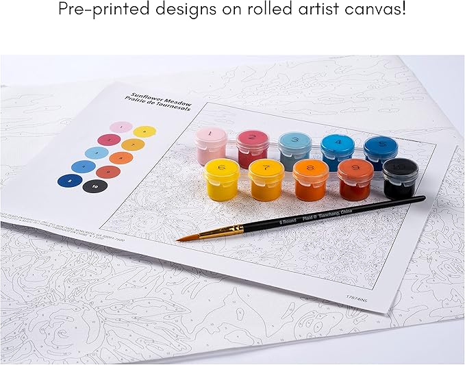 Plaid Let's Paint Fall Landscape Paint By Numbers - 17912