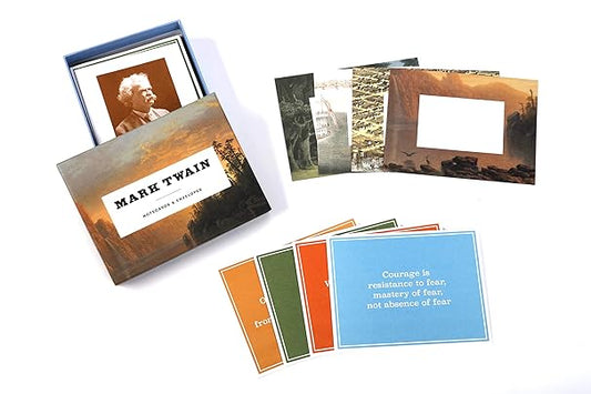 Mark Twain Notecards: 12 Literary Notecards With Envelopes