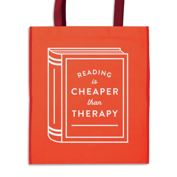 Reading is Cheaper Than Therapy: Reusable Shopping bag